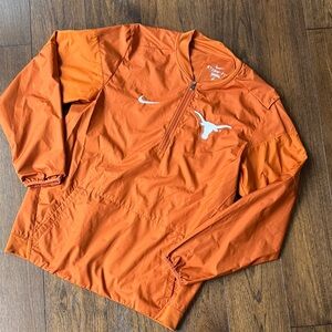 Nike Burnt Orange Longhorns Quarter-Zip Jacket